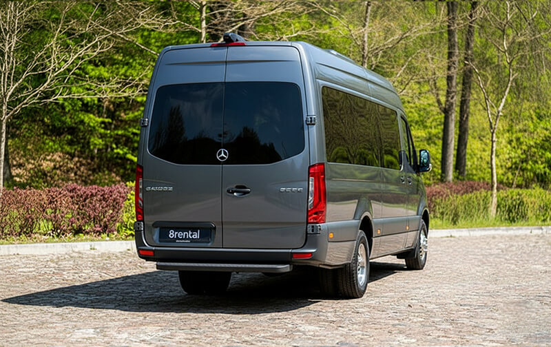 Minibus Mercedes Sprinter 20 seater back
