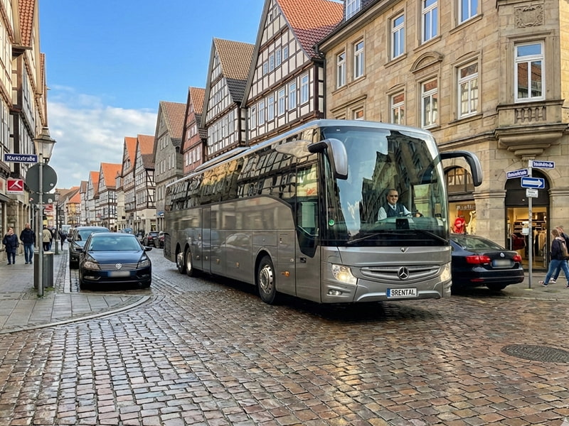 bus travelling with group